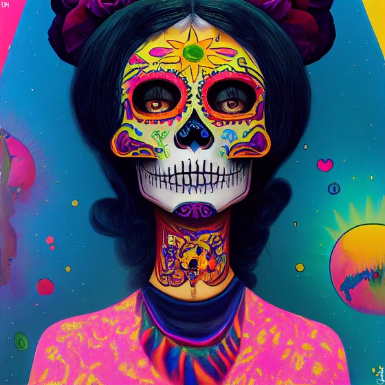 sugar skull #134