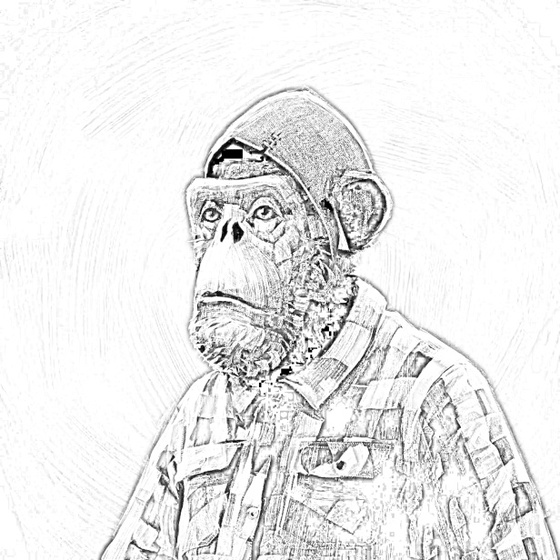 Sketchy Old Ape #277