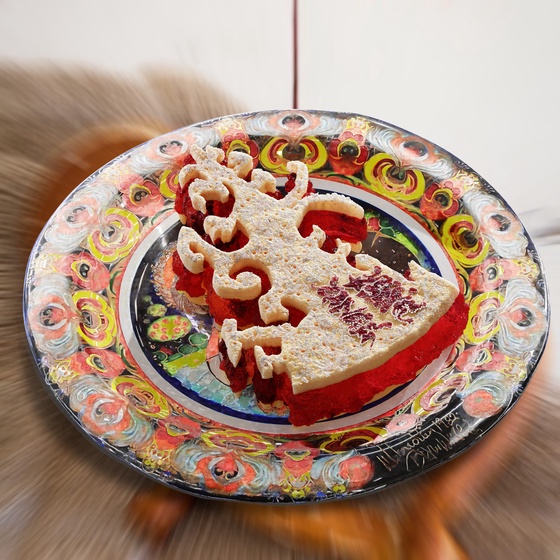 Ketchup Plate Pie Key 66