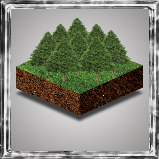 Unreal Kingdom Platinum Forest 128x128 Dragon Planet