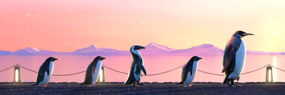 Five Penguins #1388