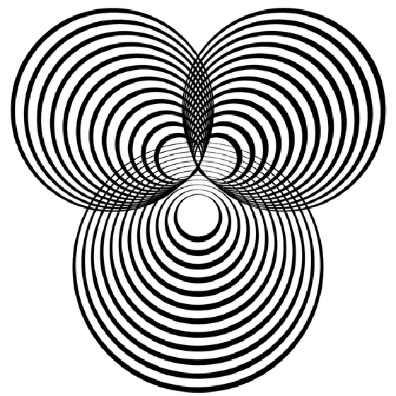 Concentric circles 