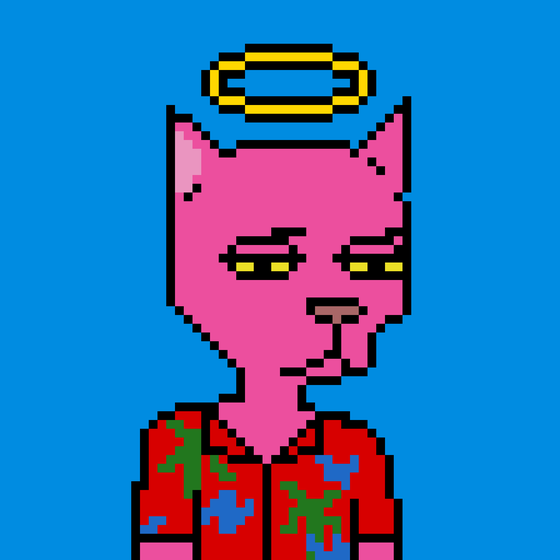 Pixel Cat Gang #916