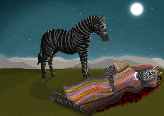 The Sleeping Zebra #1/16