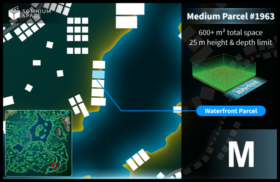 Medium #1963 (M) parcel in Somnium Space