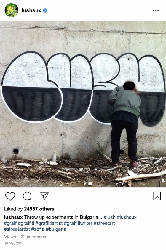 Lushsux #1374 - Graffiti