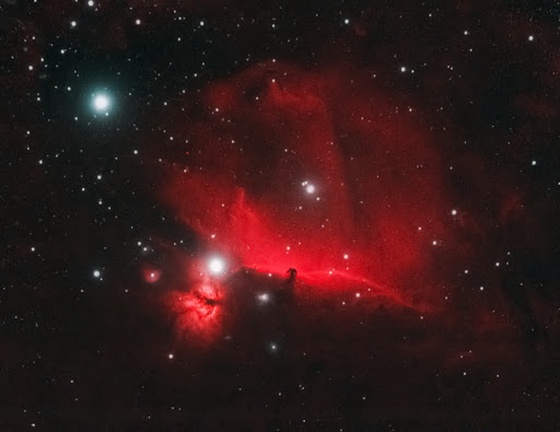 Horsehead and Flame Nebula