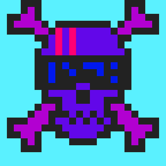 Cyber CryptoSkull #1265