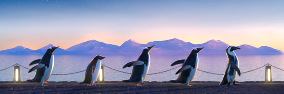 Five Penguins #1255