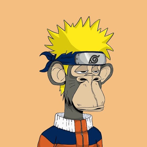 Bored Ape Yacht Club X Naruto