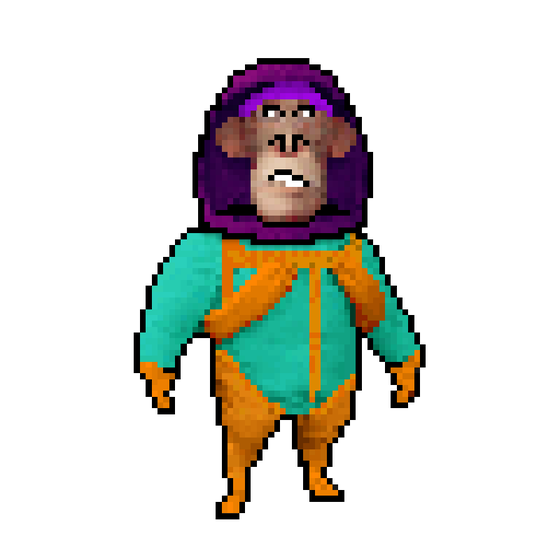 Pixel Radioactive Ape #700