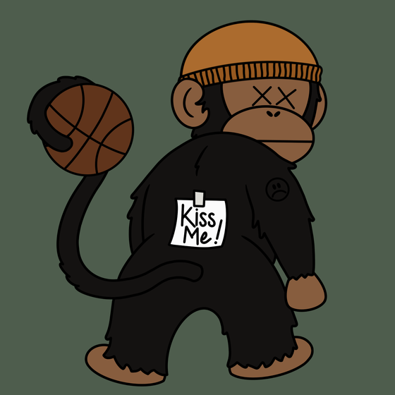 Kiss Me Monkey #5538