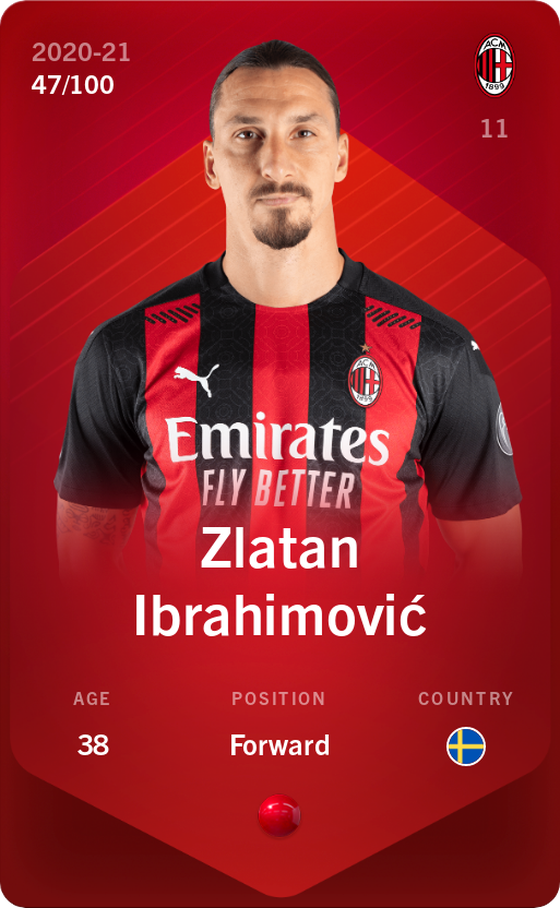 Zlatan Ibrahimović 2020-21 • Rare 47/100