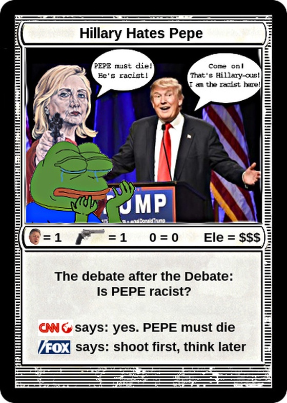 HILLARYPEPE / Series 2 Card 21 / September 2016