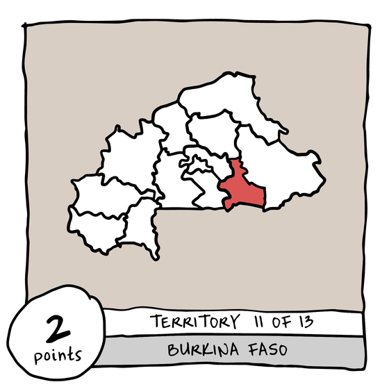 Territory 11/13 - Burkina Faso (Centre-Est)