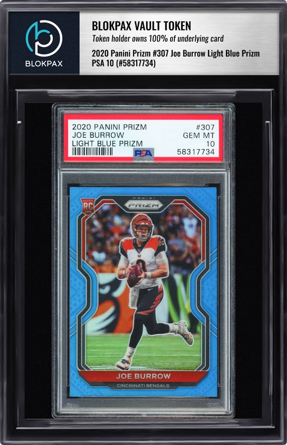 2020 Panini Joe Burrow #307 - PSA 10 (Cert: 58317734)