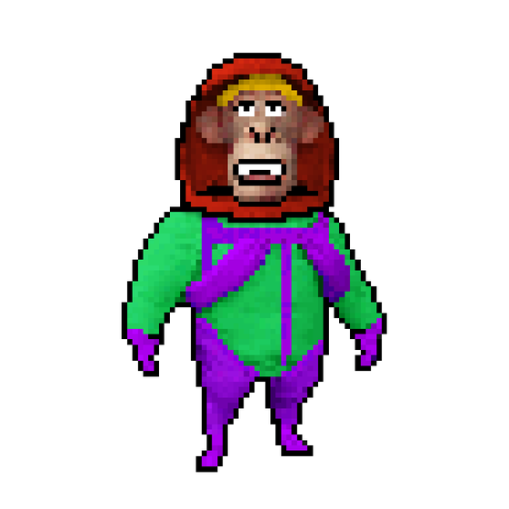 Pixel Radioactive Ape #268