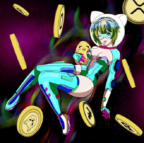 Crypto Space Girl #6