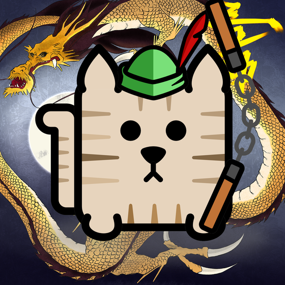 Square Cat Warrior #10011