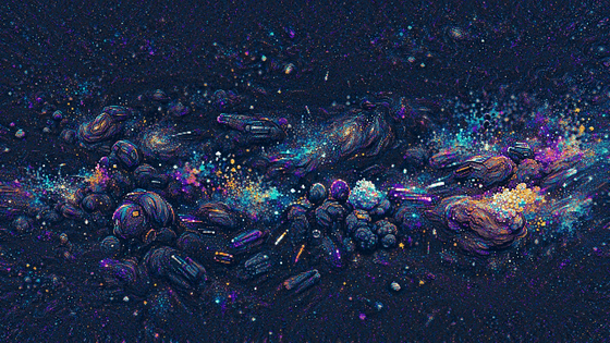 GALACTIC ASTEROID FIELD GALAXY