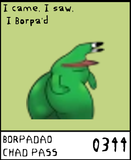 BORPADAO CHAD PASS #344