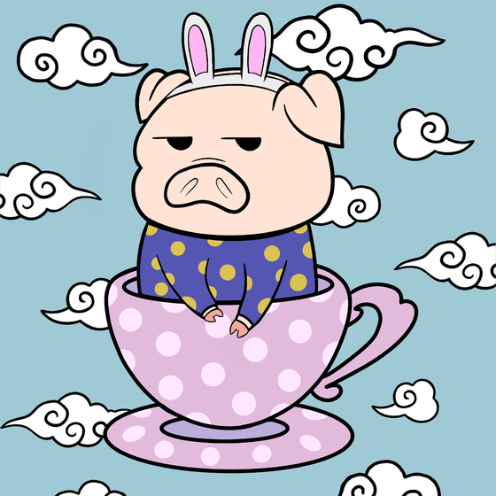 Lucky Teacup Piggy Club #1329