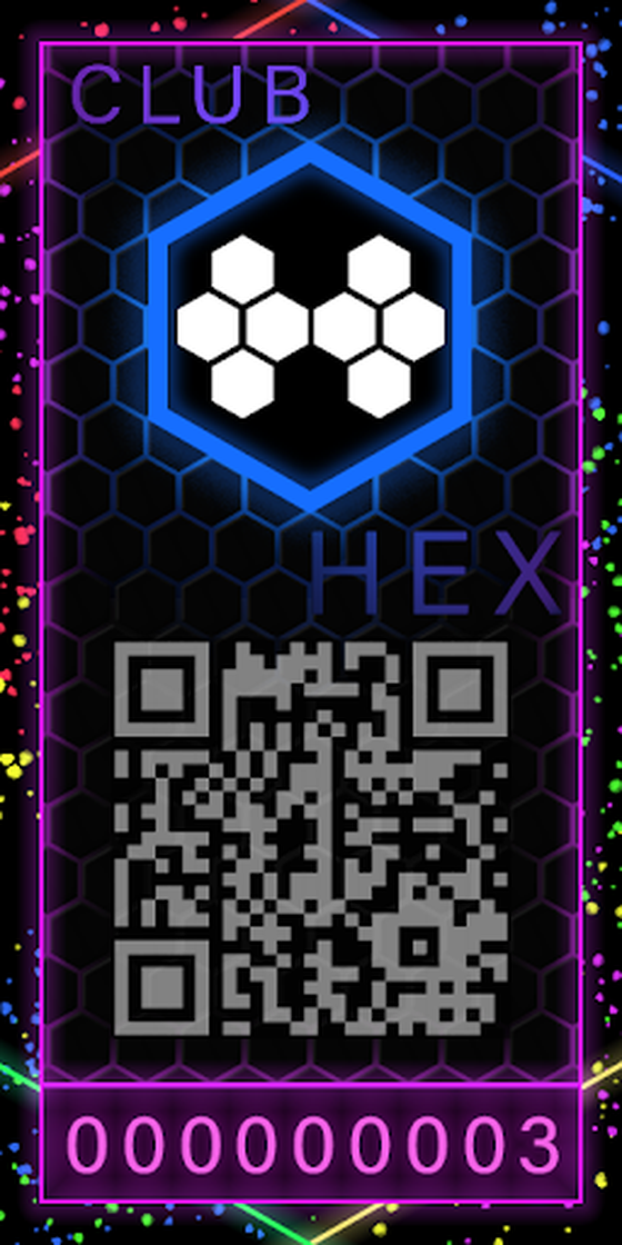 Club Hex Ticket #000000003