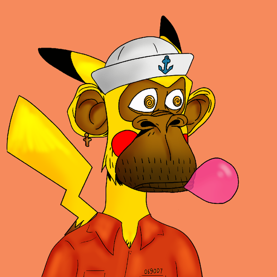 Pikachu Ape Yacht Club #98
