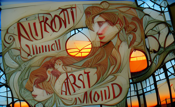 Art Nouveau Sunset 8