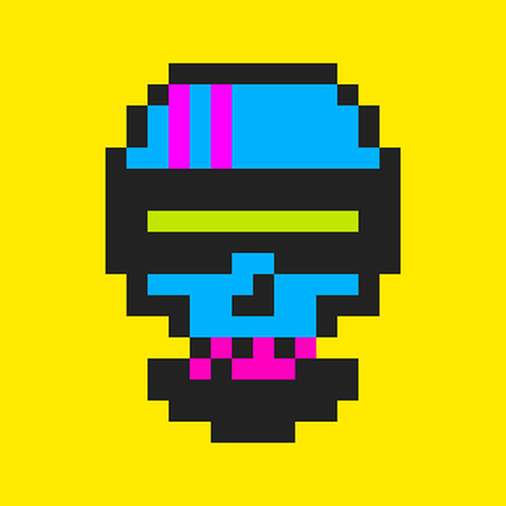 Cyber CryptoSkull #735