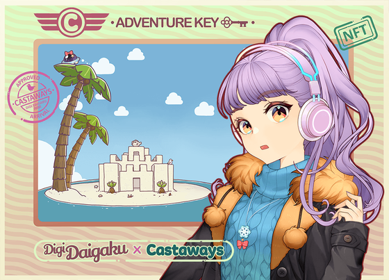 DigiDaigaku Genesis Adventure Key Castaways #541 - Vivi