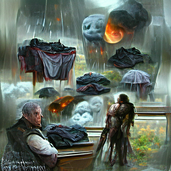 He gathered the last of his clothes, watching as the gray ashes of a dying world fell quietly outside her window while she slept. "Rain Char" served as a constant reminder that the planet was slowly immolating. He loved her, but even as he gazed at the woman of his dreams, he knew that she was not enough to save him.