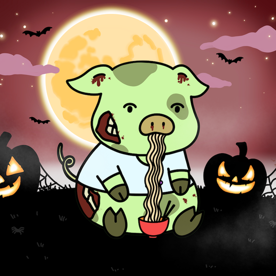 Zombie Piggie Palz #364 - College Student Cole