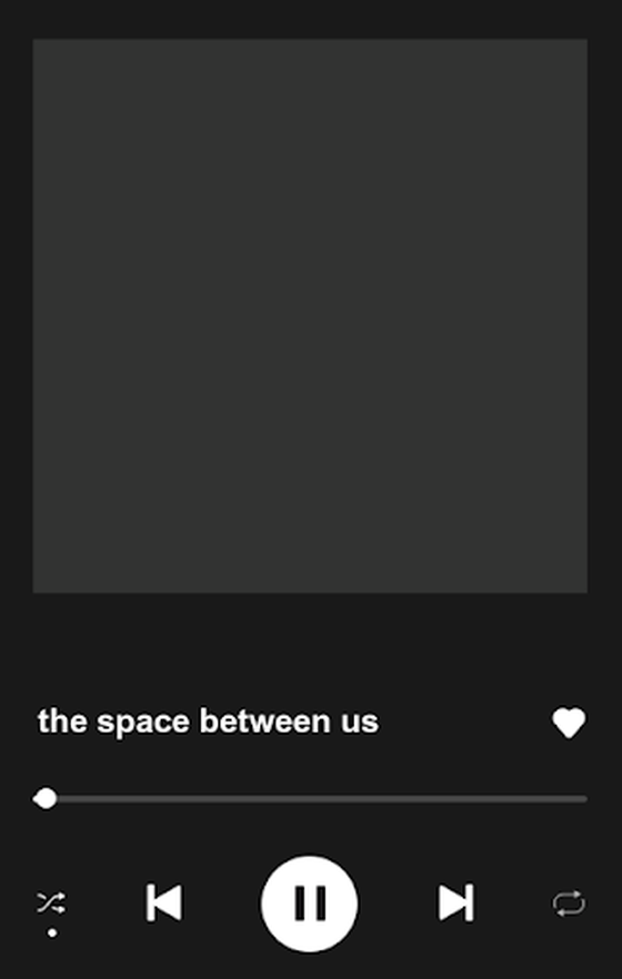 the space between us