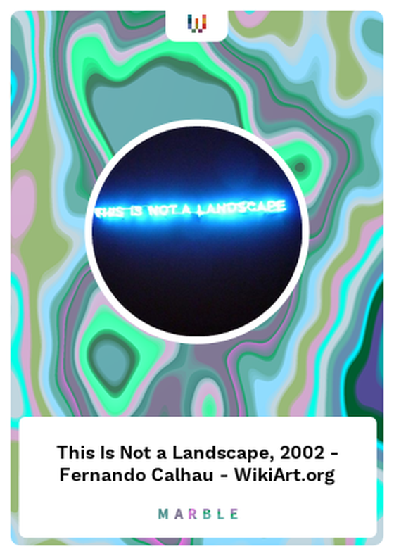 This Is Not a Landscape, 2002 - Fernando Calhau - WikiArt.org