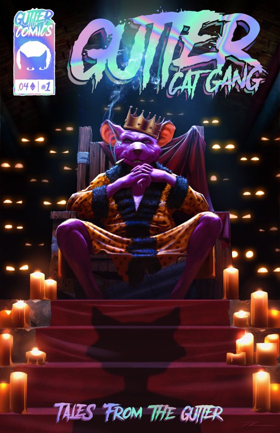 Gutter Comic #1 Throne of Lies Holographic Edition