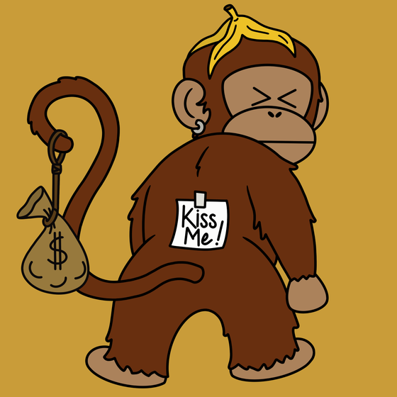 Kiss Me Monkey #1864