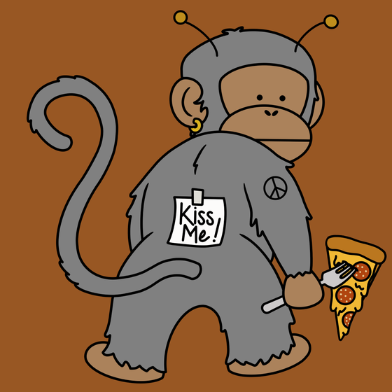 Kiss Me Monkey #6903