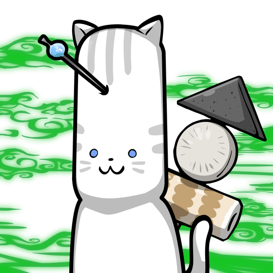 White cat-Origin #00213