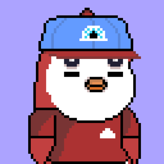 Pixel Pudgy Penguins #195