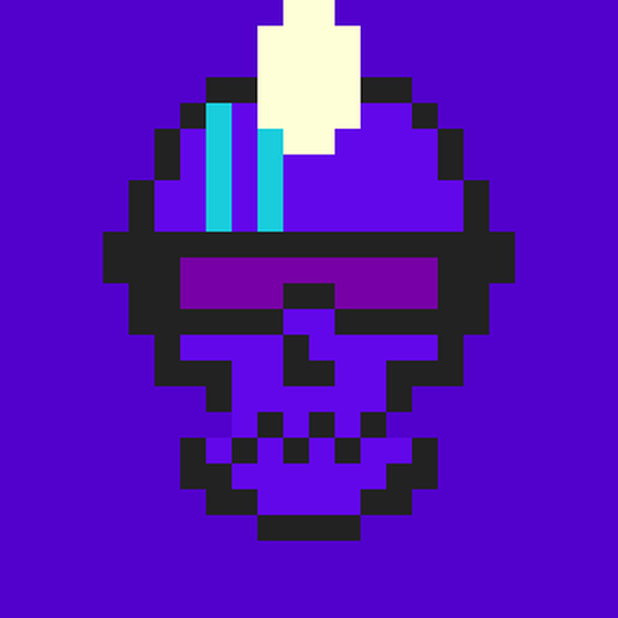 Cyber CryptoSkull #4910