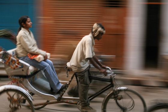 Rickshaw ride in Varanasi #2/8