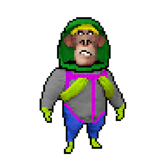 Pixel Radioactive Ape #266