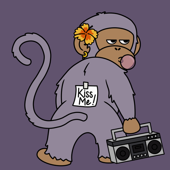 Kiss Me Monkey #1073