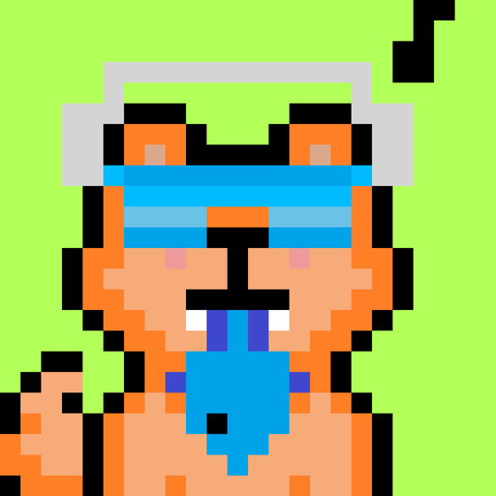 Pixelated Shiba Inu #7535