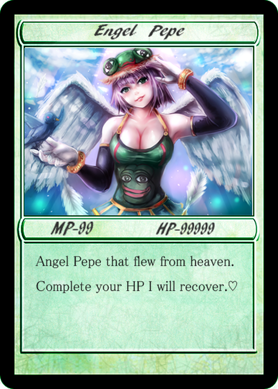ENGELPEPE by Hibiki (響) Rare Pepe 2017 (1/100)