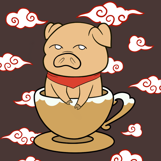 Lucky Teacup Piggy Club #2265