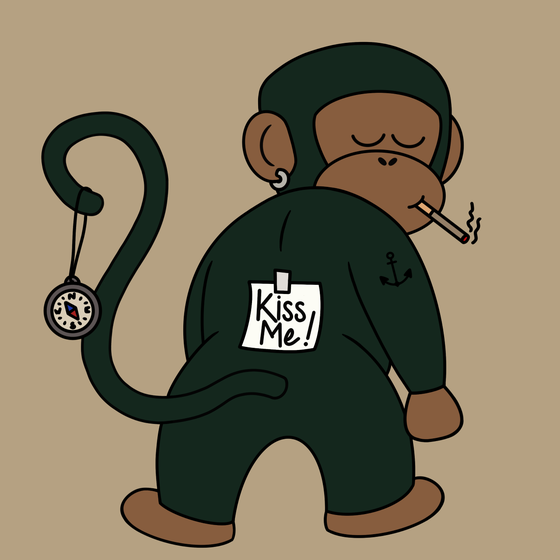 Kiss Me Monkey #4759