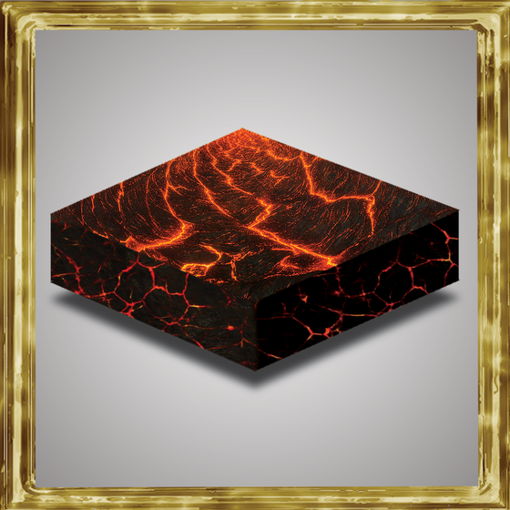 Unreal Kingdom Gold Volcanic 64x64 Dragon Planet