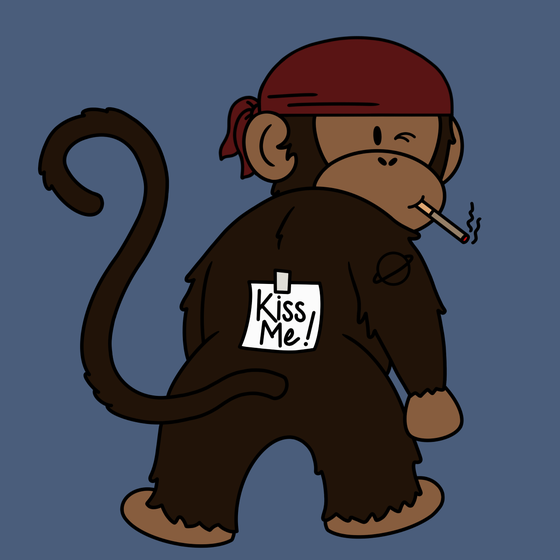 Kiss Me Monkey #8009